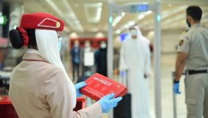 Emirates kit Coronavirus