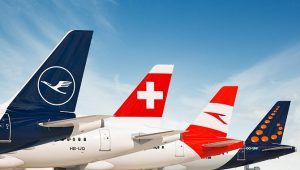 Lufthansa Group empennages